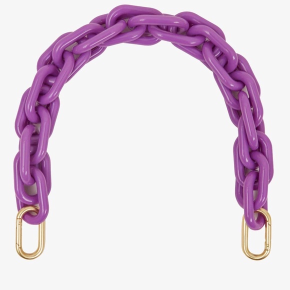 Clare V Accessories - Clare V Shortie strap in royal resin